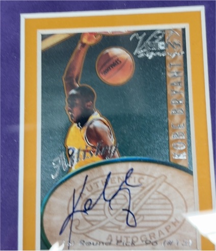 1996 Score Board Visions Signings Artistry #Kobe Bryant — front