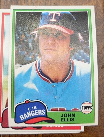 1981 Topps #339 John Ellis — front
