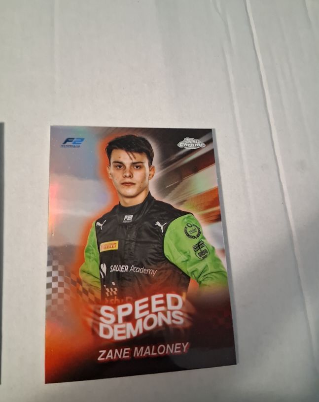 2024 Topps Chrome Formula 1 Speed Demons #SD-25 Zane Maloney — front