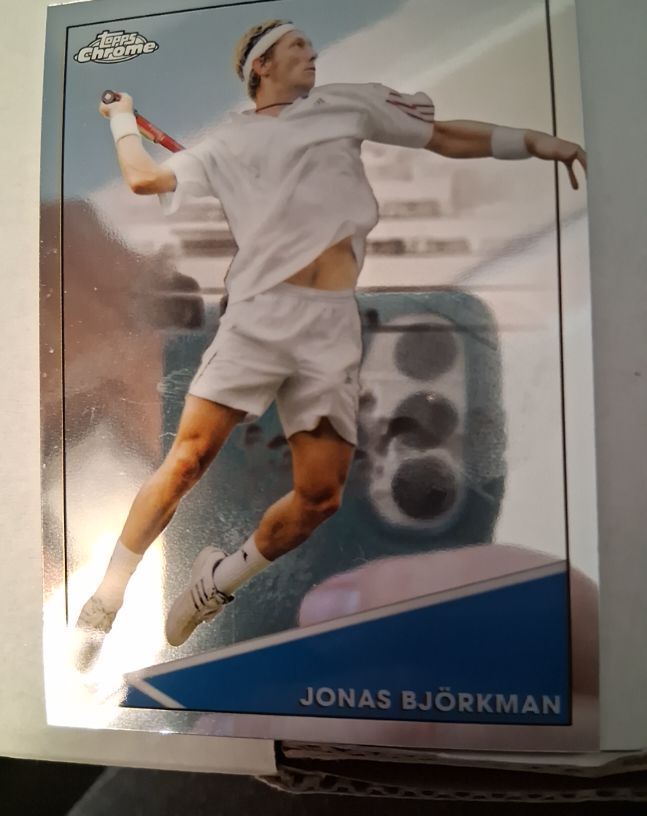 2021 Topps Chrome Tennis #6 Jonas Björkman — front