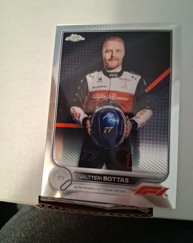 2022 Topps Chrome F1 Racers #57 Valtteri Bottas — front