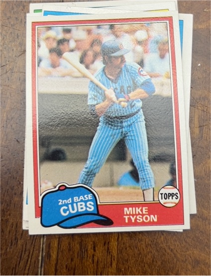 1981 Topps #294 Mike Tyson — front