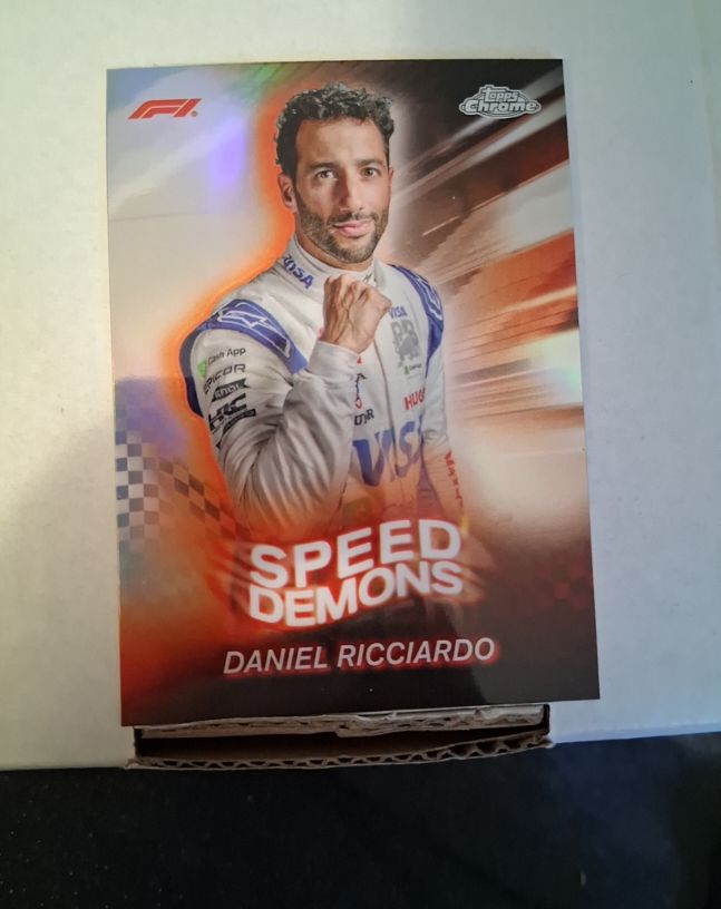 2024 Topps Chrome Formula 1 #SD-18 Daniel Ricciardo Speed Demons — front