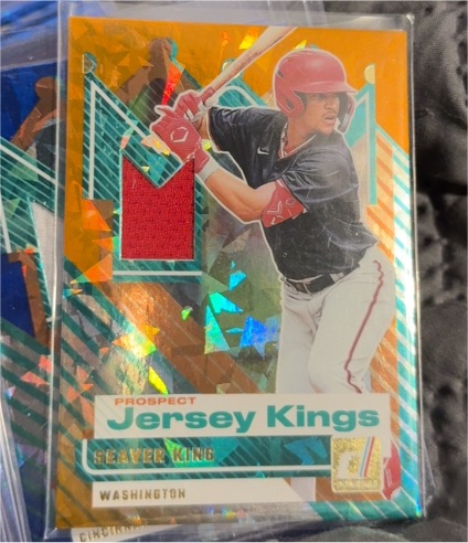 2025 Donruss Seaver King Jersey Kings Orange Ice #PJK-SK — front