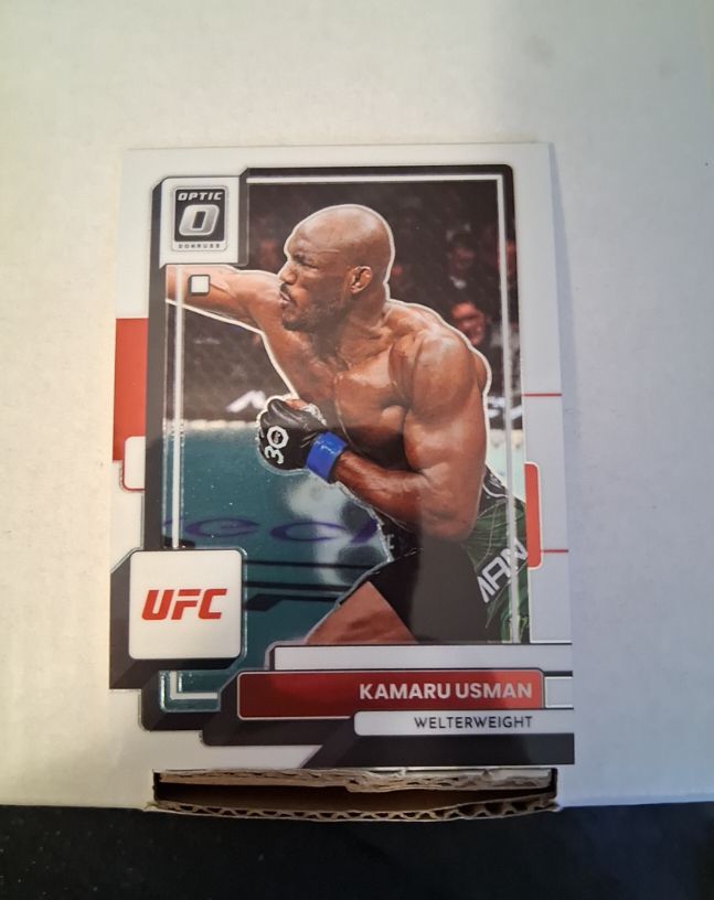 2023 Panini Donruss Optic UFC #13 Kamaru Usman — front