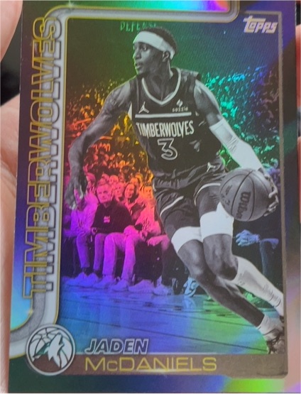 2025-26 Topps #248 Jaden McDaniels — front