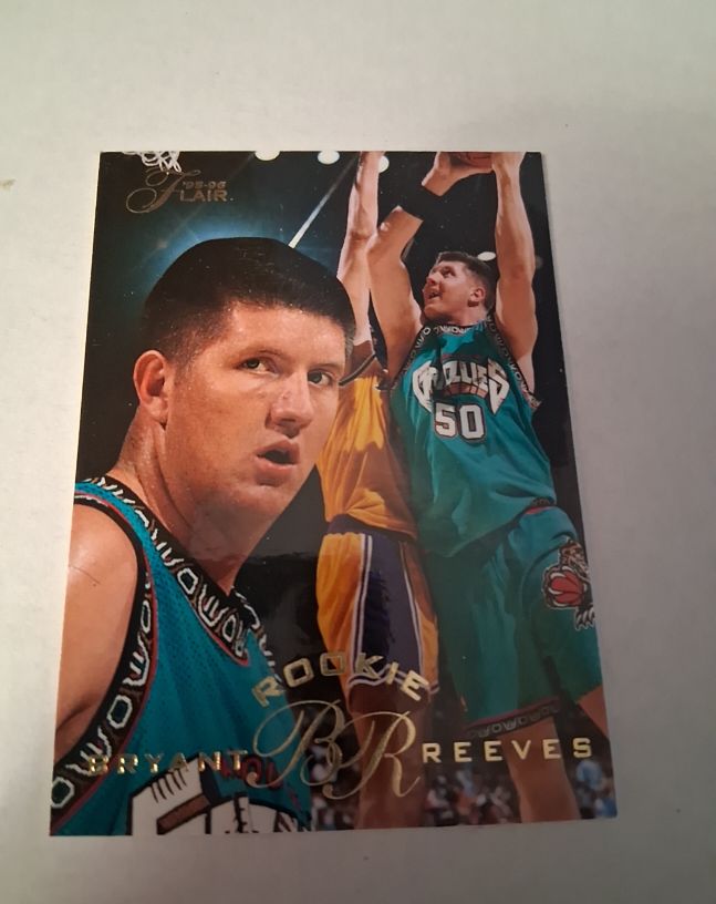 1995-96 Flair #R-6 Bryant Reeves Rookie — front