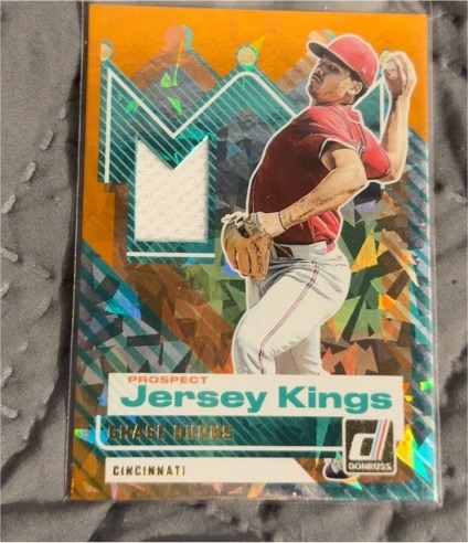 2025 Donruss Prospect Jersey Kings #PJK-CB Chase Burns — front