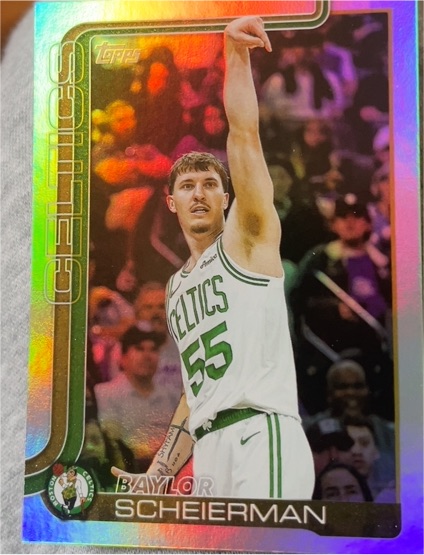 2025-26 Topps Basketball #5 Baylor Scheierman — front