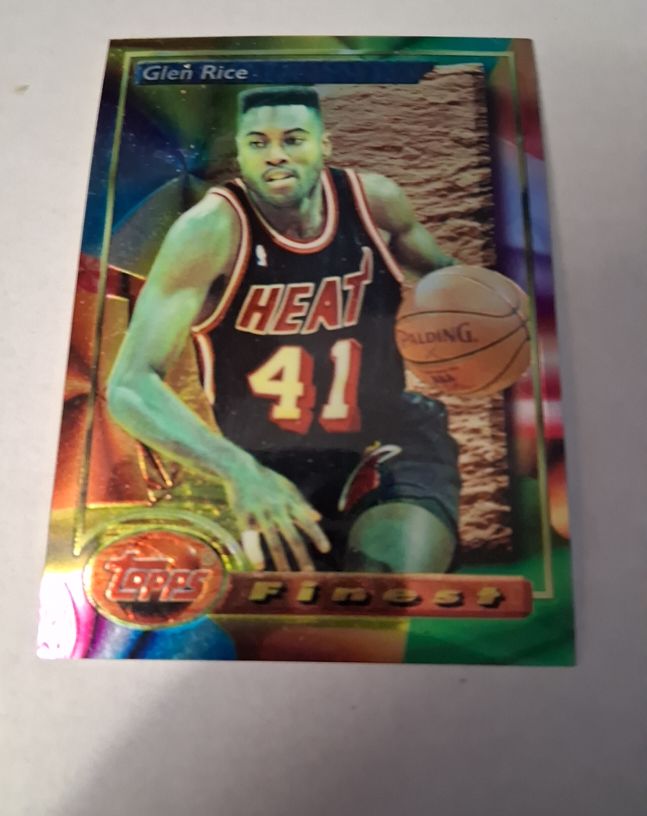 1993-94 Topps Finest #15 Glen Rice — front