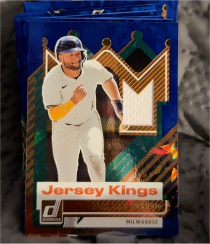 2025 Donruss Jersey Kings #JK-JC Jackson Chourio — front