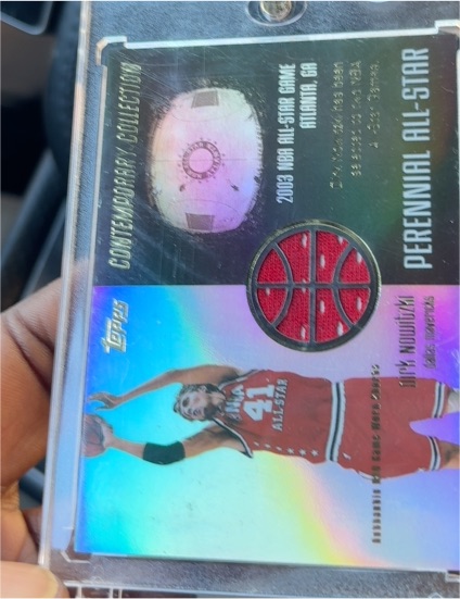 2003-04 Topps Contemporary Collection Perennial All-Star Relics #KM Jason Kidd — front