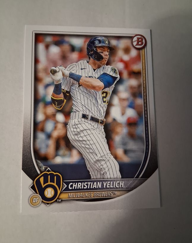 2025 Bowman #67 Christian Yelich — front