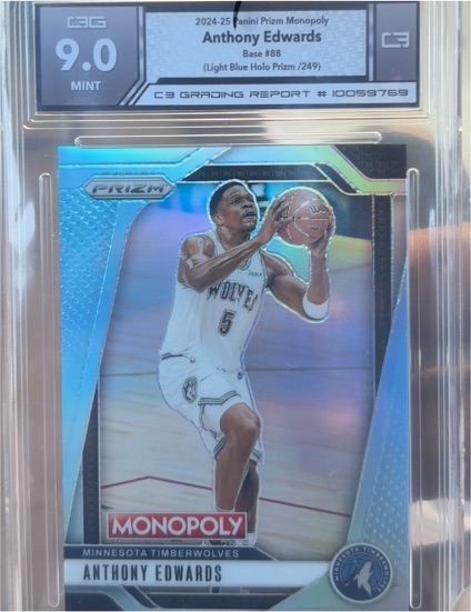 2024-25 Panini Prizm Monopoly #88 Anthony Edwards — front