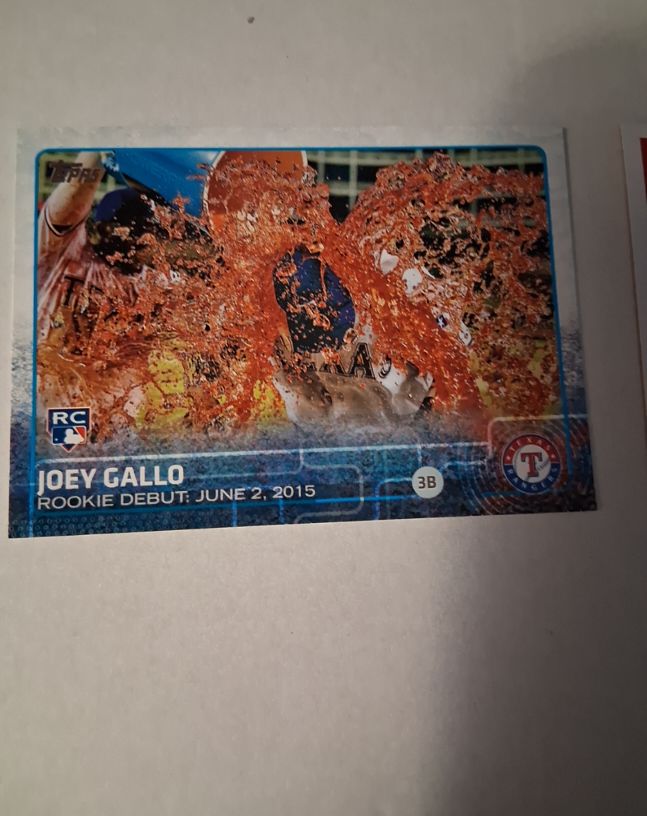 2015 Topps Update #US14 Joey Gallo Rookie Debut — front