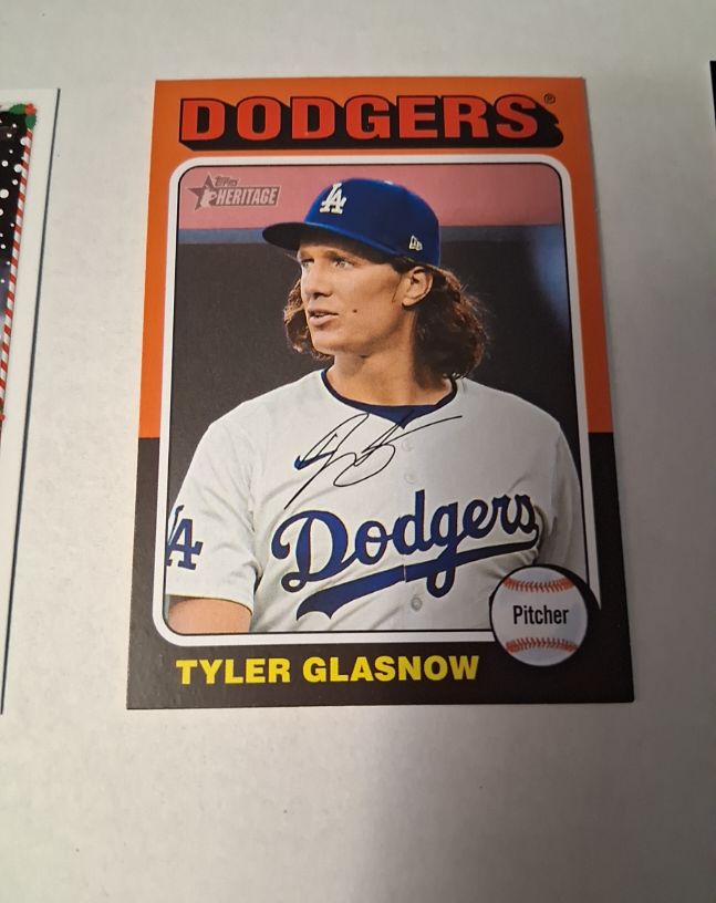 2024 Topps Heritage High Number #530 Tyler Glasnow — front