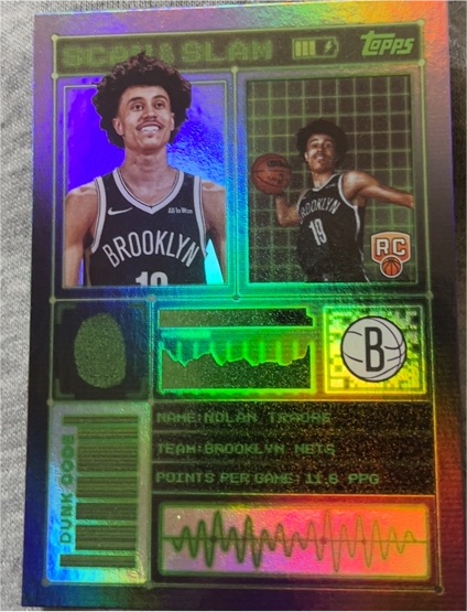 2025-26 Topps #SS-44 Scan & Slam Nolan Traore (RC) Brooklyn Nets — front