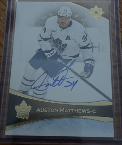 2018-19 Upper Deck SP Authentic #3 Auston Matthews — front