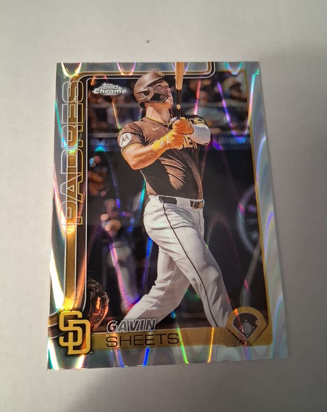 2025 Topps Chrome #158 Gavin Sheets — front