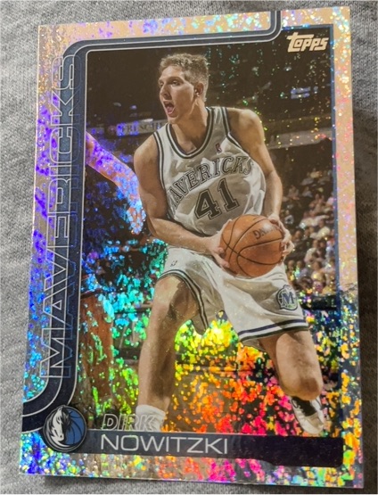 2025-26 Topps #252 Dirk Nowitzki Dallas Mavericks — front
