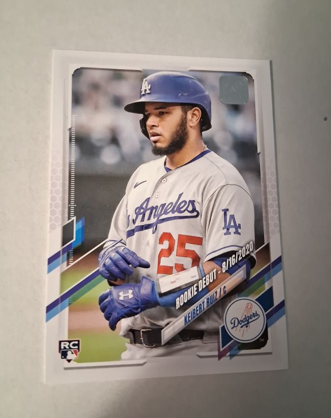 2021 Topps Update #US309 Keibert Ruiz Rookie Debut — front