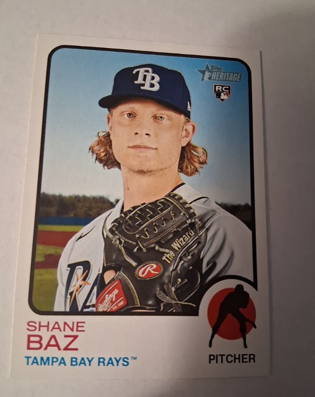 2022 Topps Heritage #161 Shane Baz — front