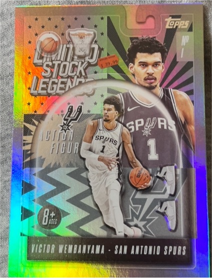 2025-26 Topps Limited Stock Legends #LST-1 Victor Wembanyama — front