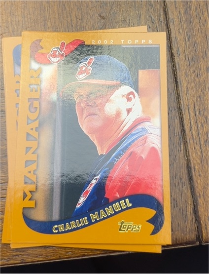 2002 Topps #301 Charlie Manuel — front