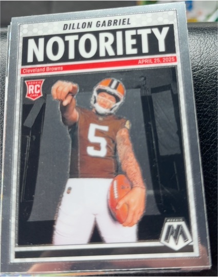 2025 Panini Mosaic #19 Dillon Gabriel Notoriety — front