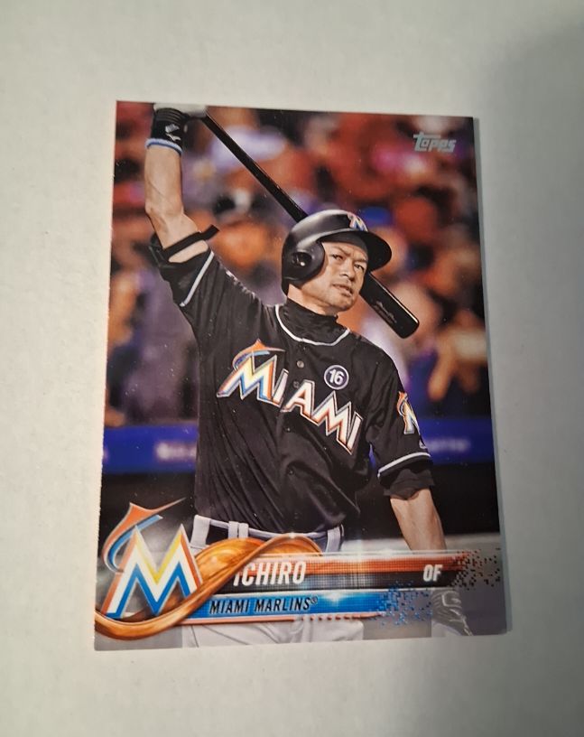 2018 Topps #157 Ichiro Suzuki Miami Marlins — front