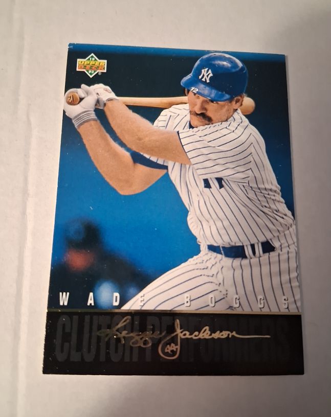 1993 Upper Deck Reggie Jackson's Clutch Performers #R2 Wade Boggs — front