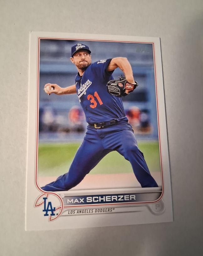 2022 Topps Series 1 #310 Max Scherzer — front