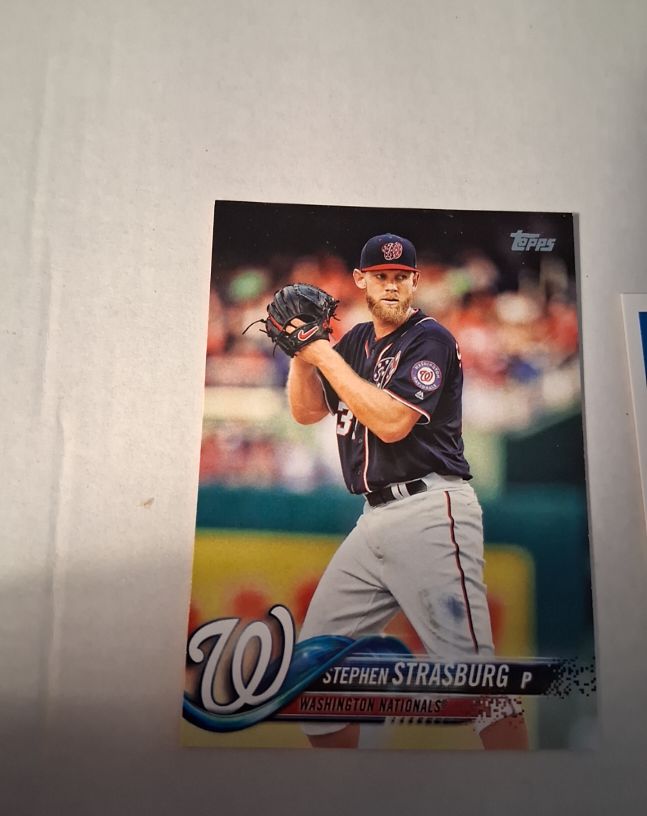 2018 Topps #233 Stephen Strasburg — front