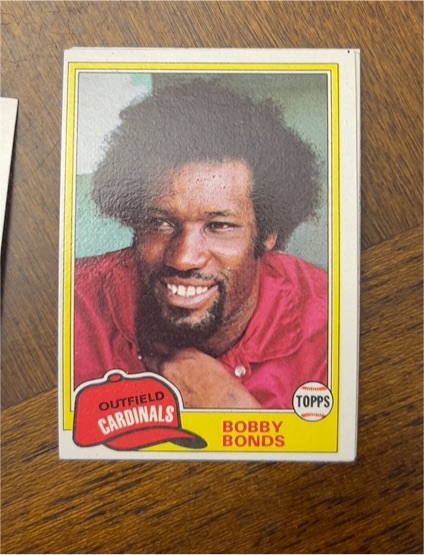 1981 Topps #635 Bobby Bonds — front