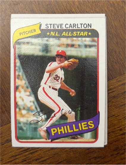 1980 Topps #210 Steve Carlton — front