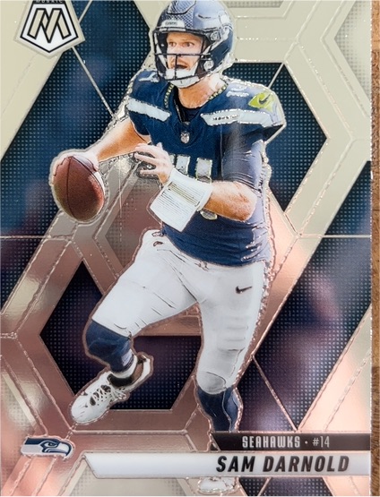 2025 Panini Mosaic #27 Sam Darnold — front