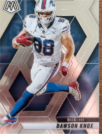 2025 Panini Mosaic #70 Dawson Knox — front