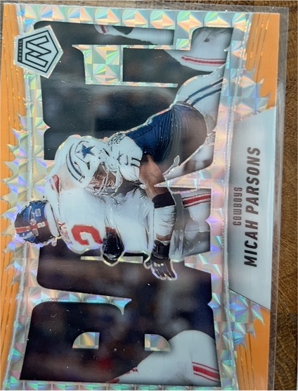 2025 Panini Mosaic #6 Micah Parsons Bang! — front