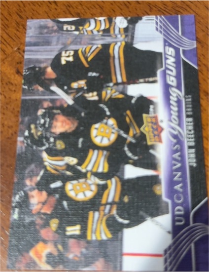 2023-24 Upper Deck Series 2 UD Canvas Young Guns #C238 John Beecher — front