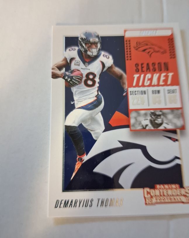 2018 Panini Contenders #71 Demaryius Thomas Broncos — front