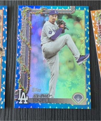 2025 Topps Holiday #H135 Blake Snell — front