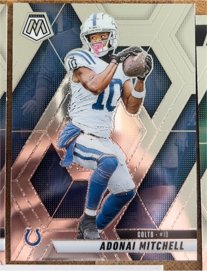 2025 Panini Mosaic #10 Adonai Mitchell — front
