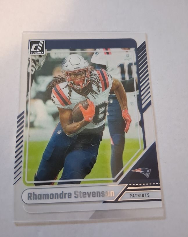 2024 Panini Clearly Donruss #36 Rhamondre Stevenson — front