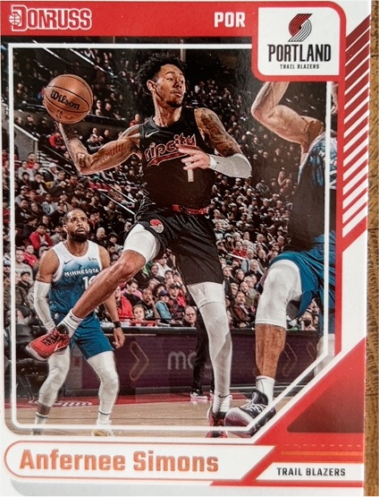 2024-25 Donruss #114 Anfernee Simons — front