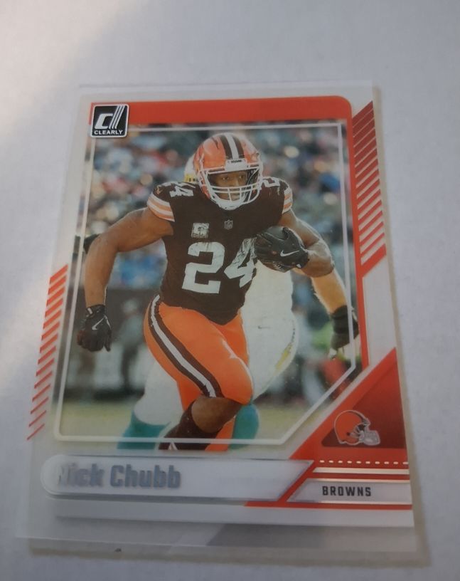 2024 Panini Clearly Donruss #15 Nick Chubb — front