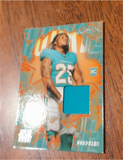 2024 Panini Absolute #RF-JWT Jaylen Wright Rookie Force Patch — front