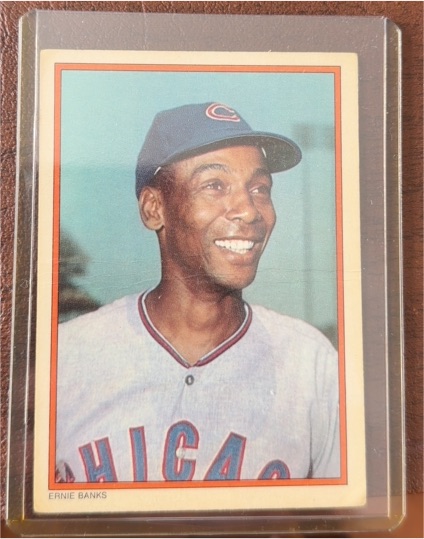 1985 Topps Circle K All Time Home Run Kings #10 Ernie Banks — front