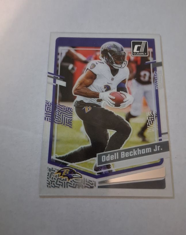 2023 Panini Clearly Donruss #4 Odell Beckham Jr. — front
