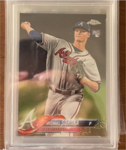 2018 Topps Chrome Update #HMT16 Michael Soroka — front