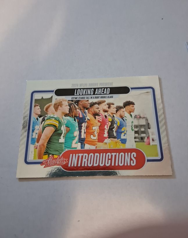 2024 Panini Absolute Introductions #I-AEE Audric Estime — front
